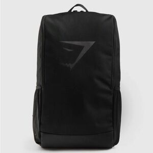 NWT GYMSHARK Sharkhead Backpack Black Unisex